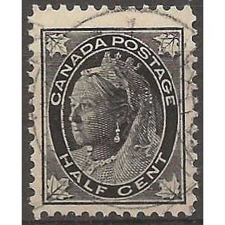 Canada 1897 SG141 1c Grey-Black Fine Used .