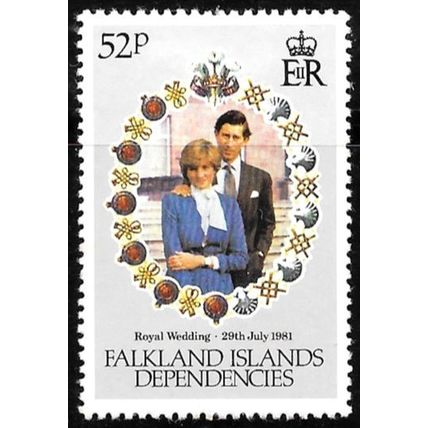 1981 Royal Wedding Mounted Mint C4