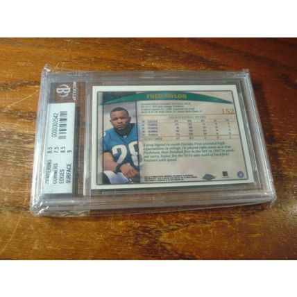 1988 Topps Chrome, Graded Near Mint 8, FRED TAYLOR Rc, Draft Picks