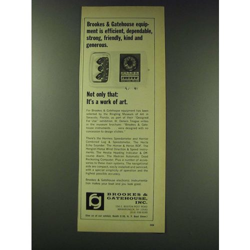 1970 Brookes & Gatehouse Harrier Log/Speedometer Ad