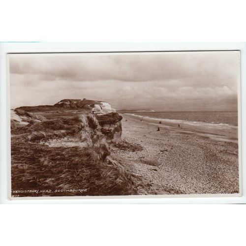 Hengistbury Head Southbourne RP Postcard Dorset WY4