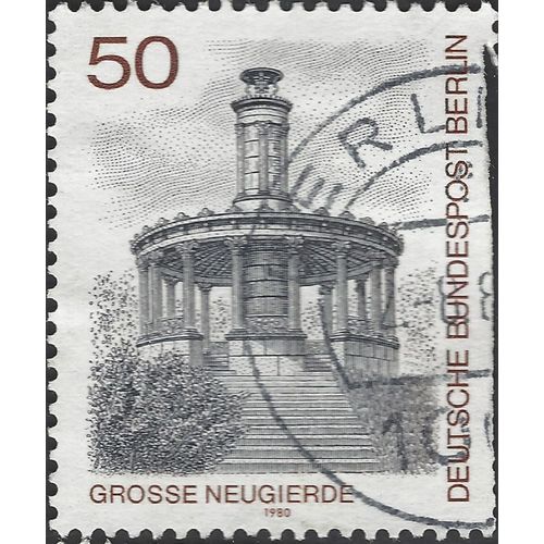 BERLIN, Great curiosity, Castle Park, Klein-Glienicke, brown 1980, 50pf, #2