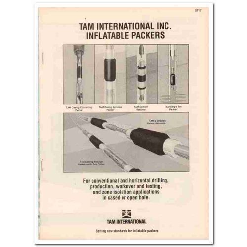 TAM International Inc 1993 Vintage Catalog Oil Inflatable Packers