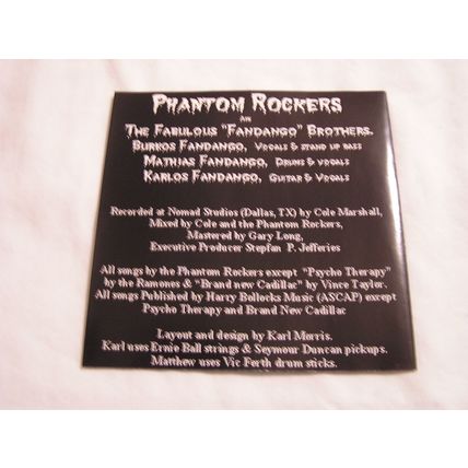 Phantom Rockers 5" Punched CD Promo with 6 Songs-PSYCHO SICK MOTHERFUCKER