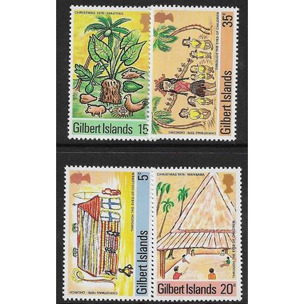 GILBERT ISLANDS 1976 SG 39/42 - MLH (*)