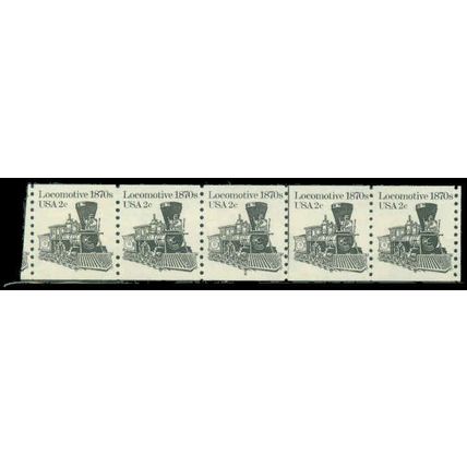 1897Av 2c Locomotive Fine MNH Dry Gum PNC 8/5 P0472