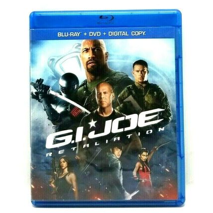 G.I. Joe: Retaliation (2013 Blu-ray DVD) (L56)