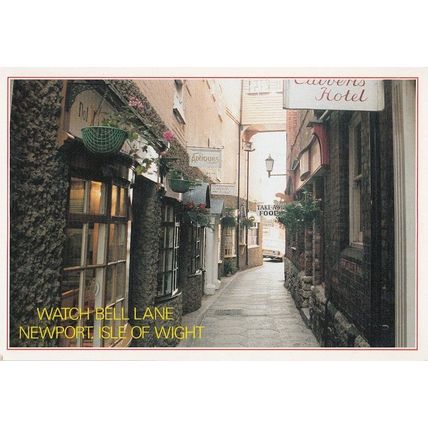 Watch Bell Lane Newport Isle Of Wight Take Away Food Signs Postcard
