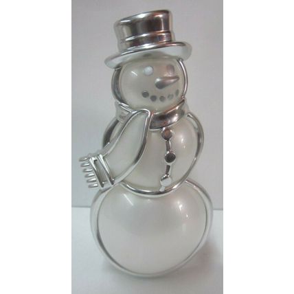 Bath & Body Works Wallflower Diffuser Plug Christmas silver Snowman