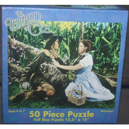2002 Pressman The Wizard of Oz Dorothy & Scarecrow 50 Piece Puzzle - Complete