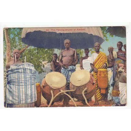 The Talking Drums of Ashanti Postcard Nigeria