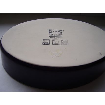Ikea Oven to Table Cobalt Gratin Dark Blue Oval Dish