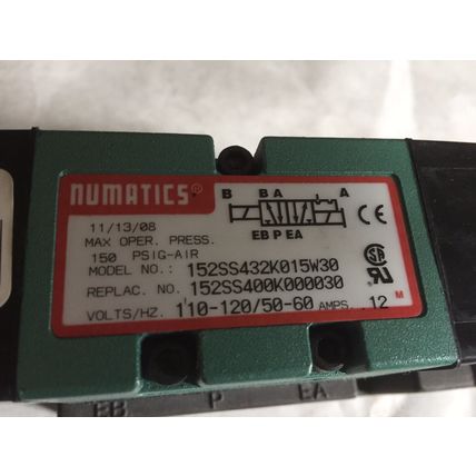 NEW NUMATICS 152SS432K015W30,NUMATICS 228-690B PNEUMATIC SOLENOID VALVE ,AK