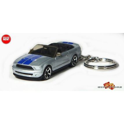 RARE KEYCHAIN SILVER FORD SHELBY MUSTANG CONVERTIBLE GREAT GIFT NOVELTY