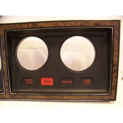 1975 DODGE CORONET DASH INSTRUMENT CLUSTER BEZEL #3592805 3592806