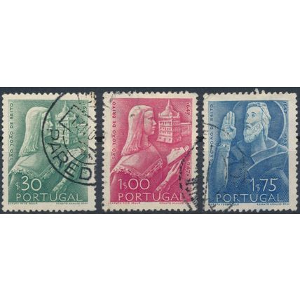 Birth Tercentenary St Jaoa de Brito - Portugal 1948 - F H - MiNr 720 & 722/3