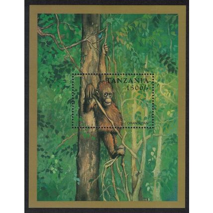 Tanzania Orangutan MS 1996 MNH Sc#1696
