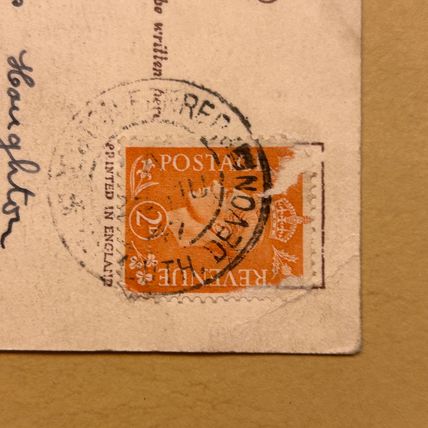 NEWTON FERRERS RIVER YEALM POSTCARD FRITH STAMP DATED FC