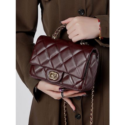 Genuine Leather Women Satchel Bags Handle Shoulder Handbags Red
