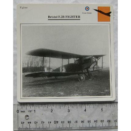Bristol F.2B Fighter - GB - Fighter - Collectors Club Card