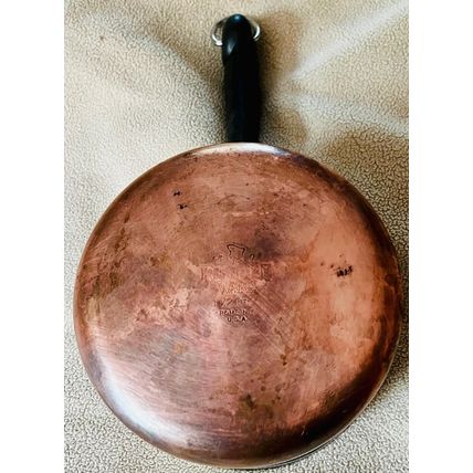 1 1/2 Qt Copper Bottom Sauce Pot/Pan w/Lid REVERE WARE Rome, NY USA Vintage #400