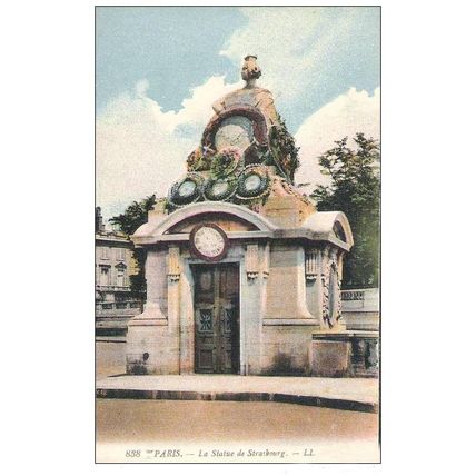 75 - Paris - statue de Strasbourg