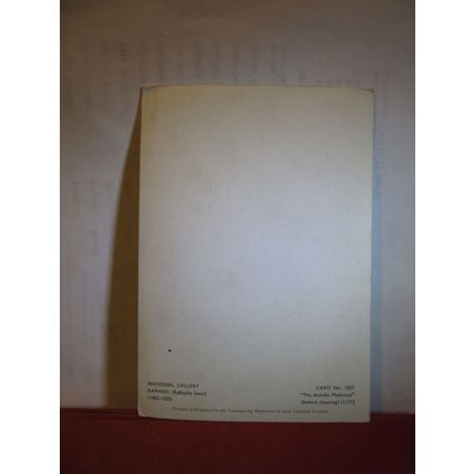 "THE ANSIDEI MADONNA" painting by RAPHAEL, unused postcard National Gallery =