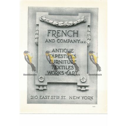 French & Co, New York, Advert, Book Illustration (Print), 1934