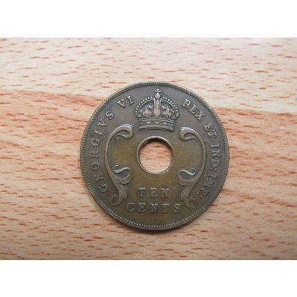 East Africa 1941 MINT ERROR 10 Cent Coin