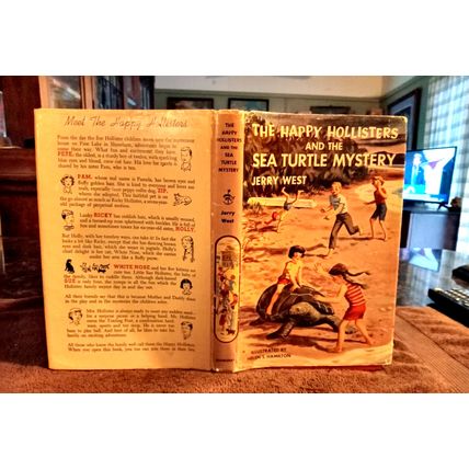 The Happy Hollister's And The Sea Turtle Mystery By Jerry West W/Dustjacket 1964