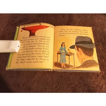 Tell-A-Tale The Sailboat That Ran Away By Madye Lee Chastain 1950 Great Shape