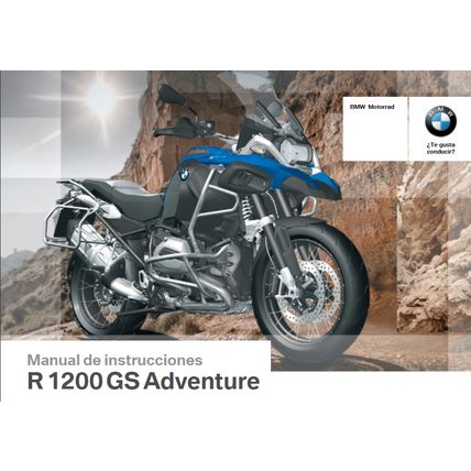 BMW R1200GS ADVENTURE MANUAL DE INSTRUCCIONES 2013 MOTOCICLETA 190 PAGINA ESP