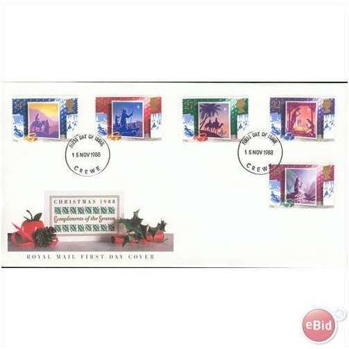 GB FDC 1988 - Christmas 1988 (mint)