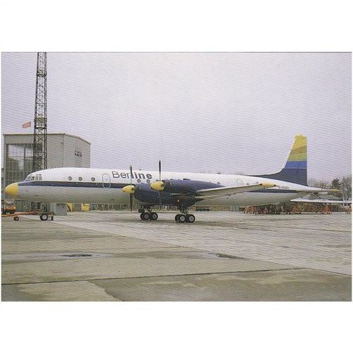 Berline Ilyushin IL18V Aircraft Postcard (A24207)