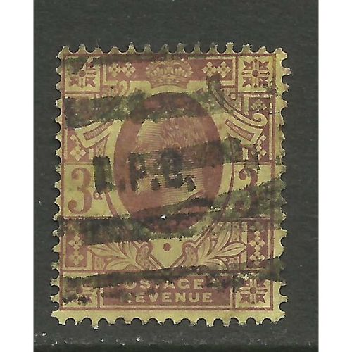 GB 1901 - 11 KEV11 3d Yellow/Purple jubilee. ( 522 )