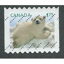 CAN 2011 $1.75 (S/A) 'BABY WILDLIFE' FINE USED (EBID44-284)