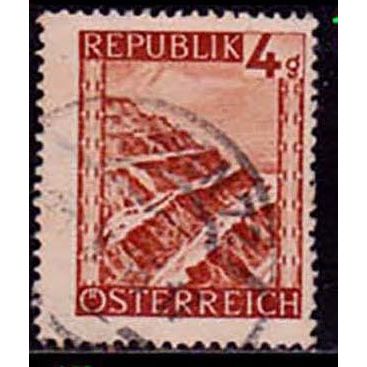 Austria 1945 Landscapes 4g Used Stamp
