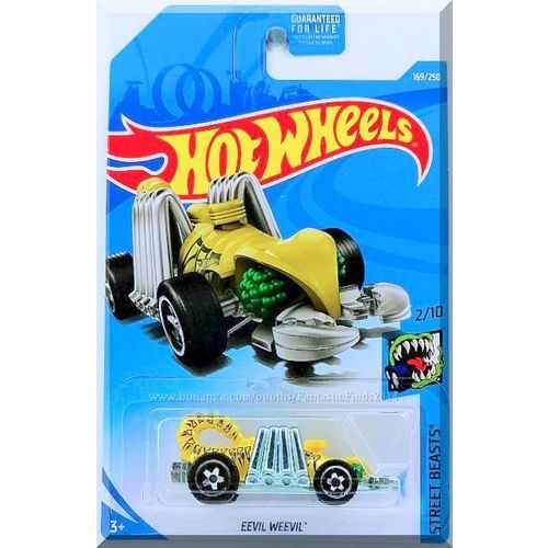 Hot Wheels - Eevil Weevil: '19 Street Beasts #2/10 - #169/250 *Yellow Edition*