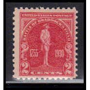 688 2c Battle of Braddock Fine MNH O2612