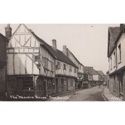 Weavers House Sandwich Kent Real Photo Postcard