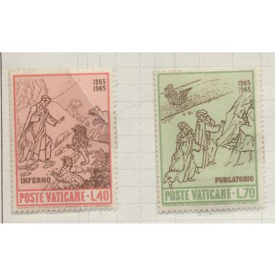 Vatican City Stamps Scott #410 To 411, Mint Never Hinged