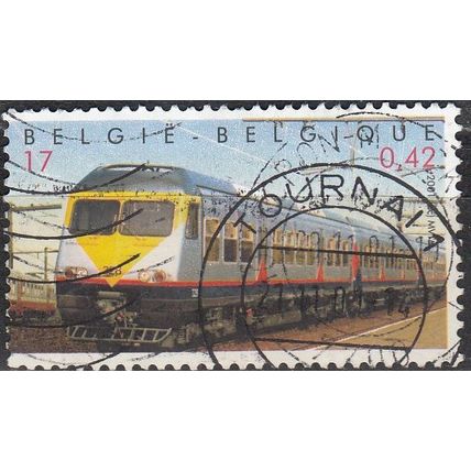 Belgique 2001 Michel 3045 O Cote (2008) 1.20 € SNCB Automotrice triple série 03