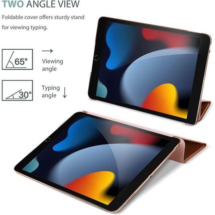 ProCase for iPad Pro 12.9"(2018)(3rd Gen) w/Translucent Frosted Back-ROSEGOLD