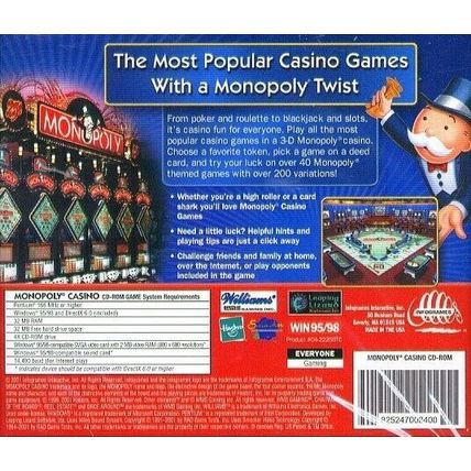 Monopoly Casino: Vegas Edition (PC-CD, 2001) for Windows - NEW CD in SLEEVE