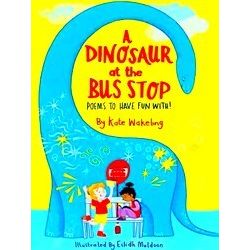 A Dinosaur At The Bus Stop