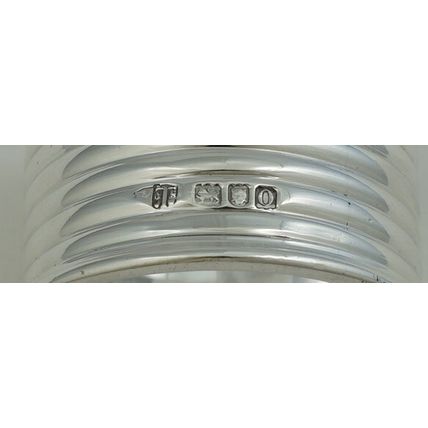 Heavy Antique Sterling Silver Napkin Ring, London 1909, 46mm, 52g.
