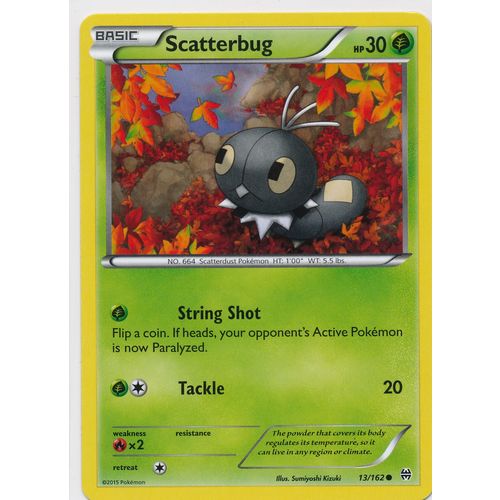 Pokemon XY BREAKThrough #013/162 Scatterbug
