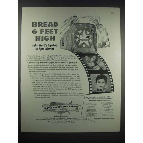 1948 Movie Advertising Bureau Ad - Ward's Tip-Top