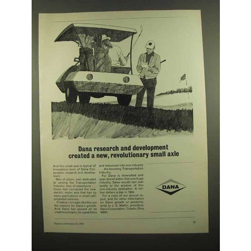 1965 Dana Corporation Ad - Revolutionary Small Axle