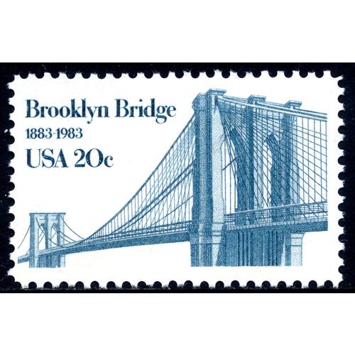 USA 1983, Brooklyn Bridge Centenary, 20c, Scott 2041, MNH